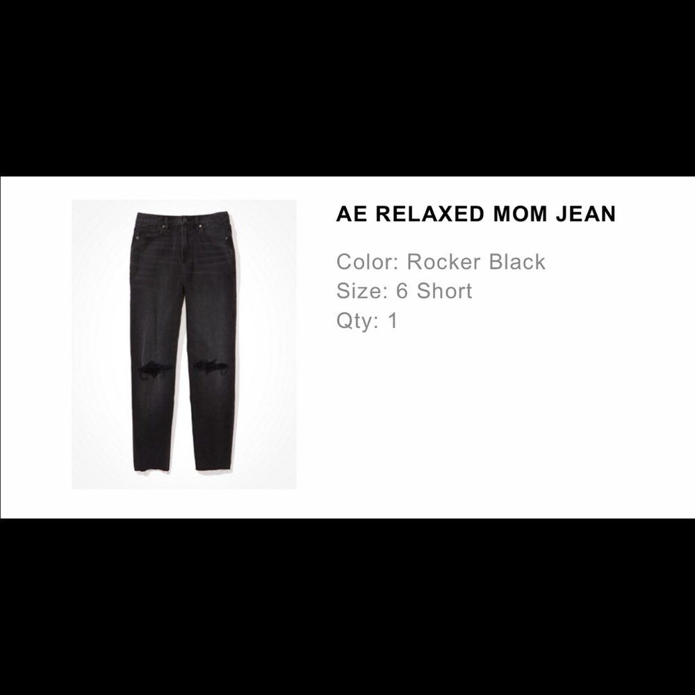 Black mom jeans